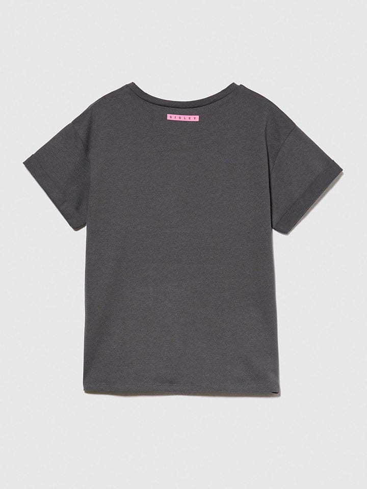 Sisley Shirt in Anthrazit günstig kaufen