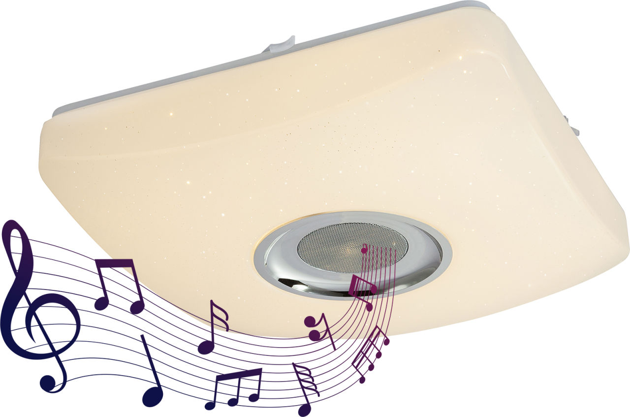 Globo Lighting - AYLEEN - Deckenleuchte Kunststoff weiß, RGBW LED