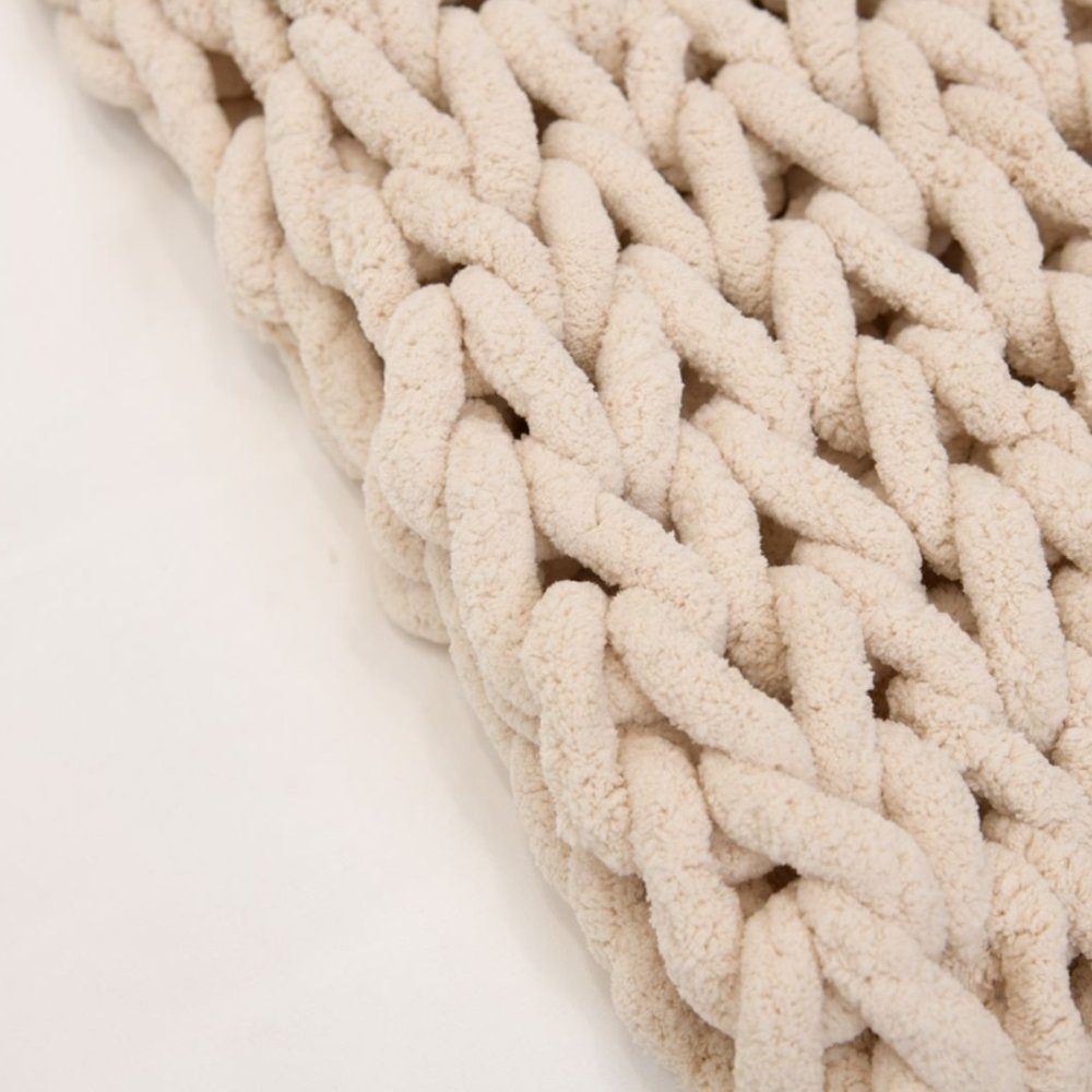 Wohndecke Decke Grob Gestrickte Kuscheldecke Grobstrick Tagesdecke Strickdecke, FYLA, süße Decke,warme Decke,waschbar
