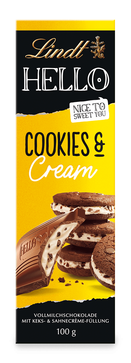 HELLO Cookies & Cream, 100g