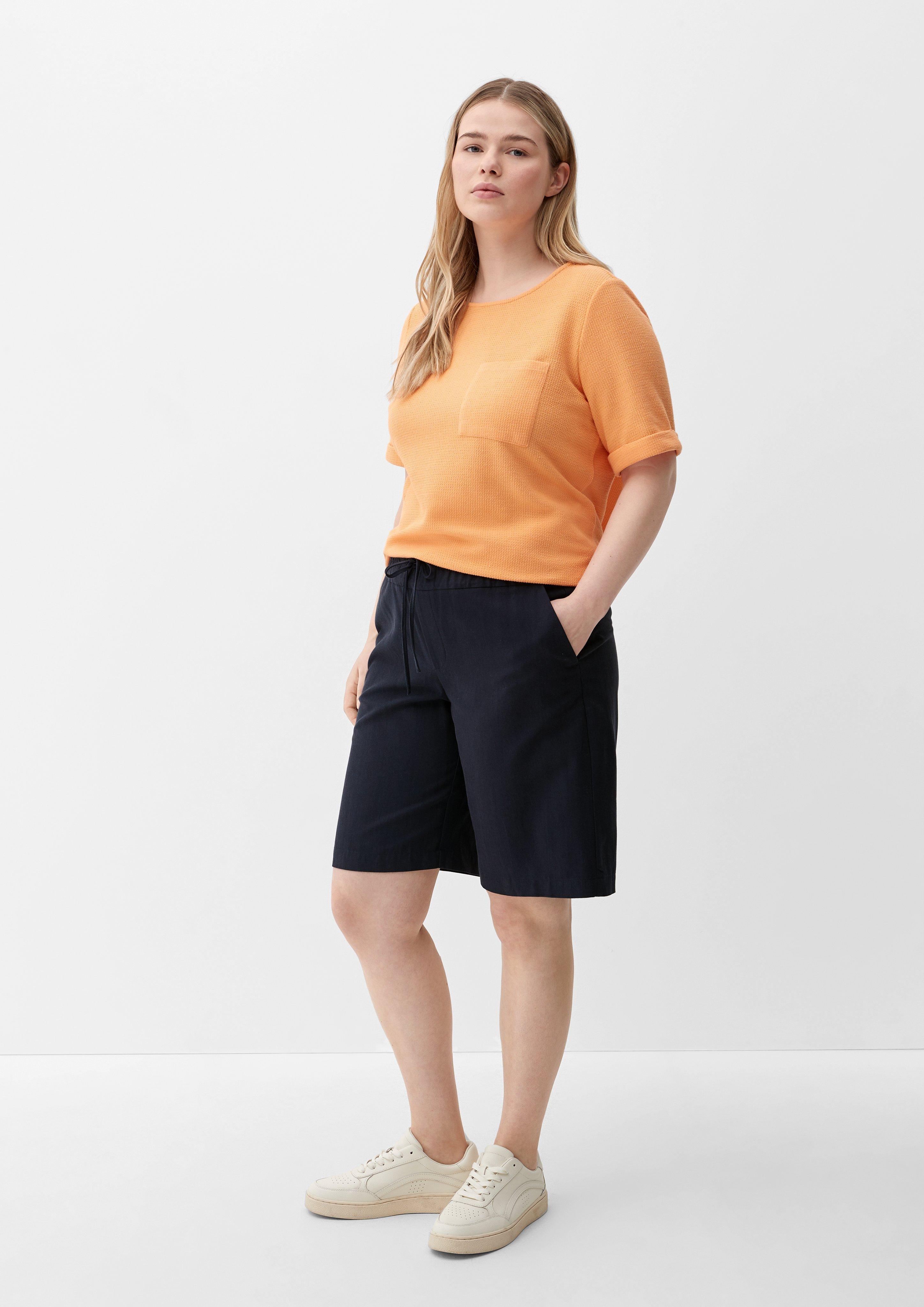 Non-stretch Bermudas mit Tunnelzugbund  2129417-5976