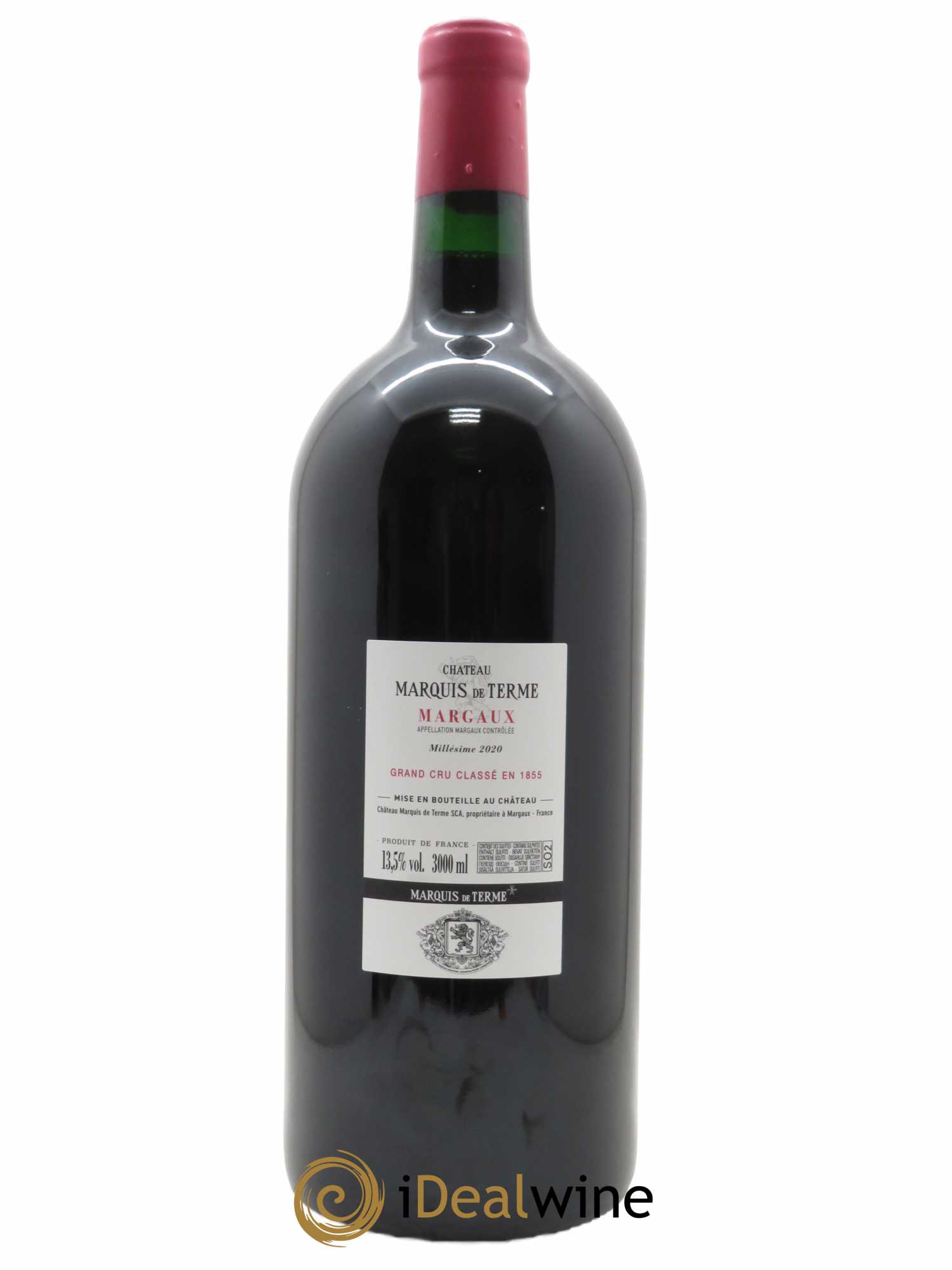 Château Marquis de Terme 4ème Grand Cru Classé  2020 - Lot de 1 Double-magnum