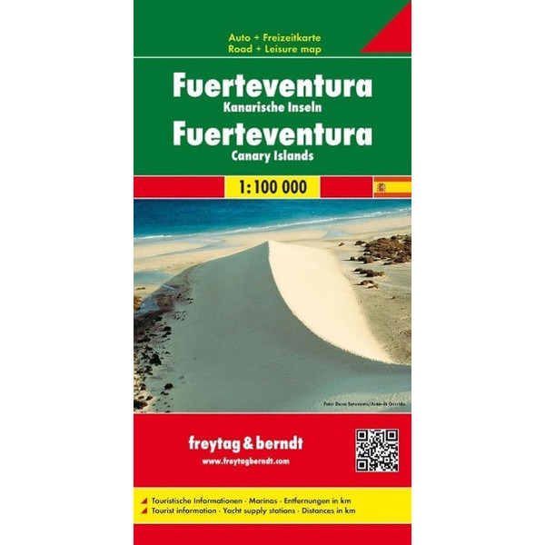 Fuerteventura - Kanarische Inseln 1 : 100 000 Autokarte - Straßenkarte