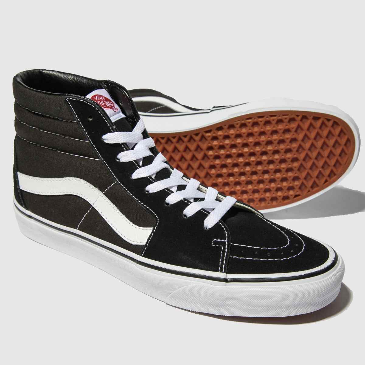 Superge Vans Sk8-Hi v črno-beli barvi