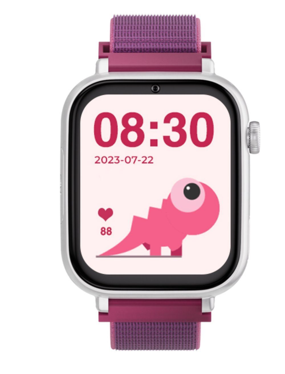 SaveFamily SaveWatch+ Smartwatch (4,7 cm/1,85 Zoll, Android 8.1), inkl. magnetisches Ladekabel, Kinder-Smartwatch, Kids Watch, wechselbares Armband, Face ID