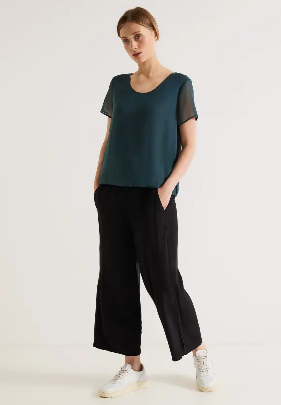 Street One Chiffonbluse mit Cut Outs