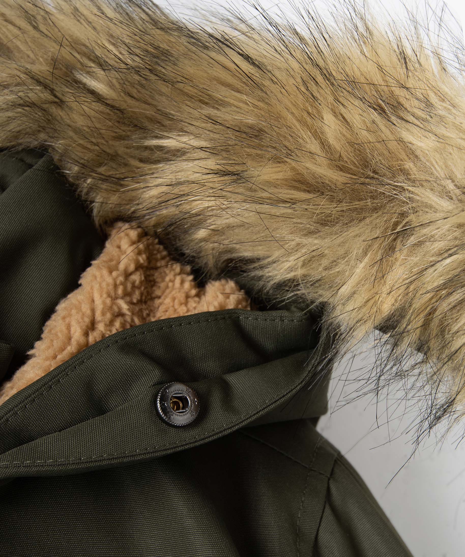 Parka déperlante avec doublure chaude et capuche Garçon kaki | GEMO