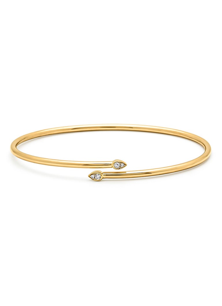 Diamond Point  Geelgouden armband, 0.05 ct diamant, La Dolce Vita