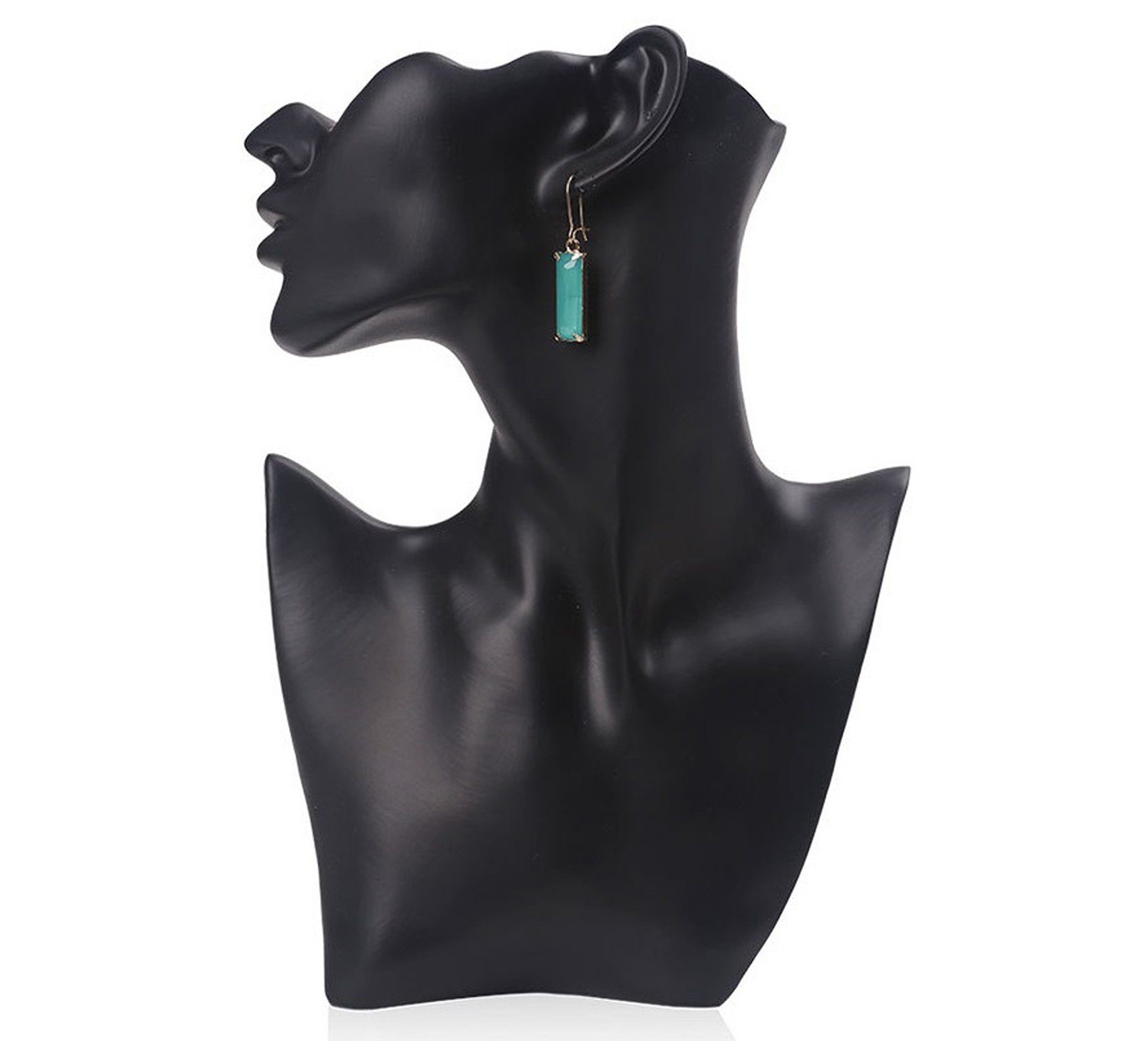 BAYLI Schmuckständer Schmuckbüste schwarz, Schmuck-Mannequin Büste als Schmuckständer für