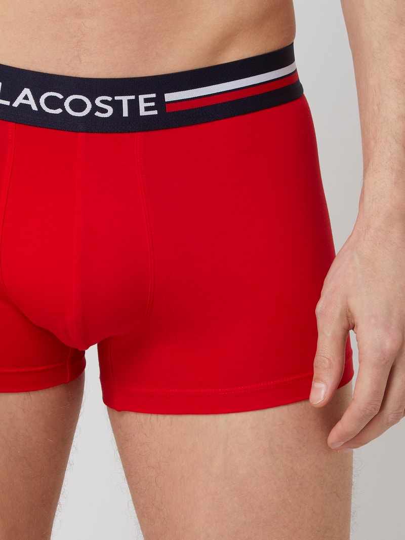 Trunks mit Stretch-Anteil im 3er-Pack in rot