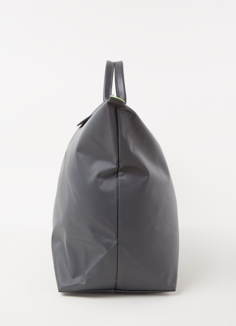 Longchamp  Le Pliage Green reistas XL met leren details