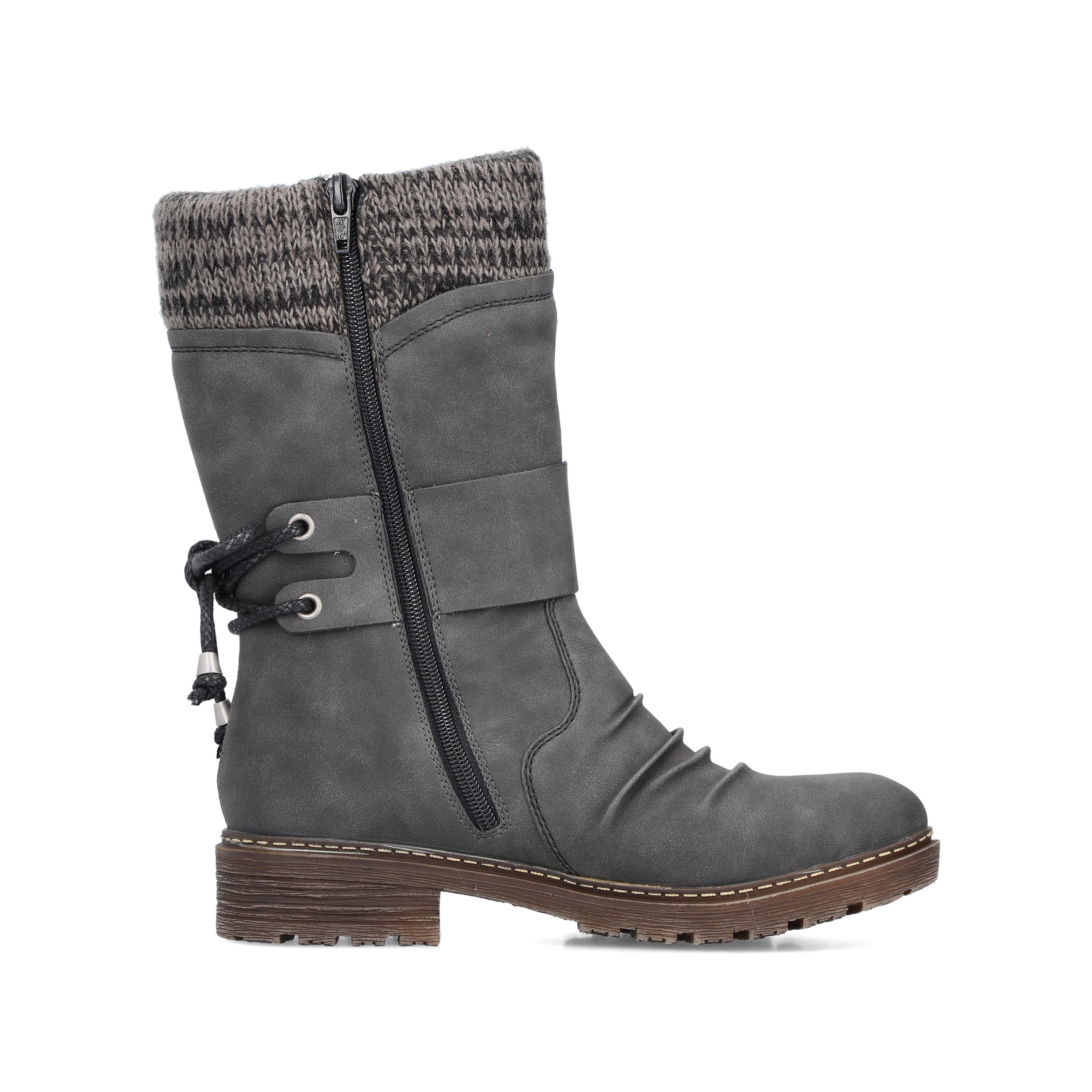 Rieker Damen Kurzstiefel anthrazit