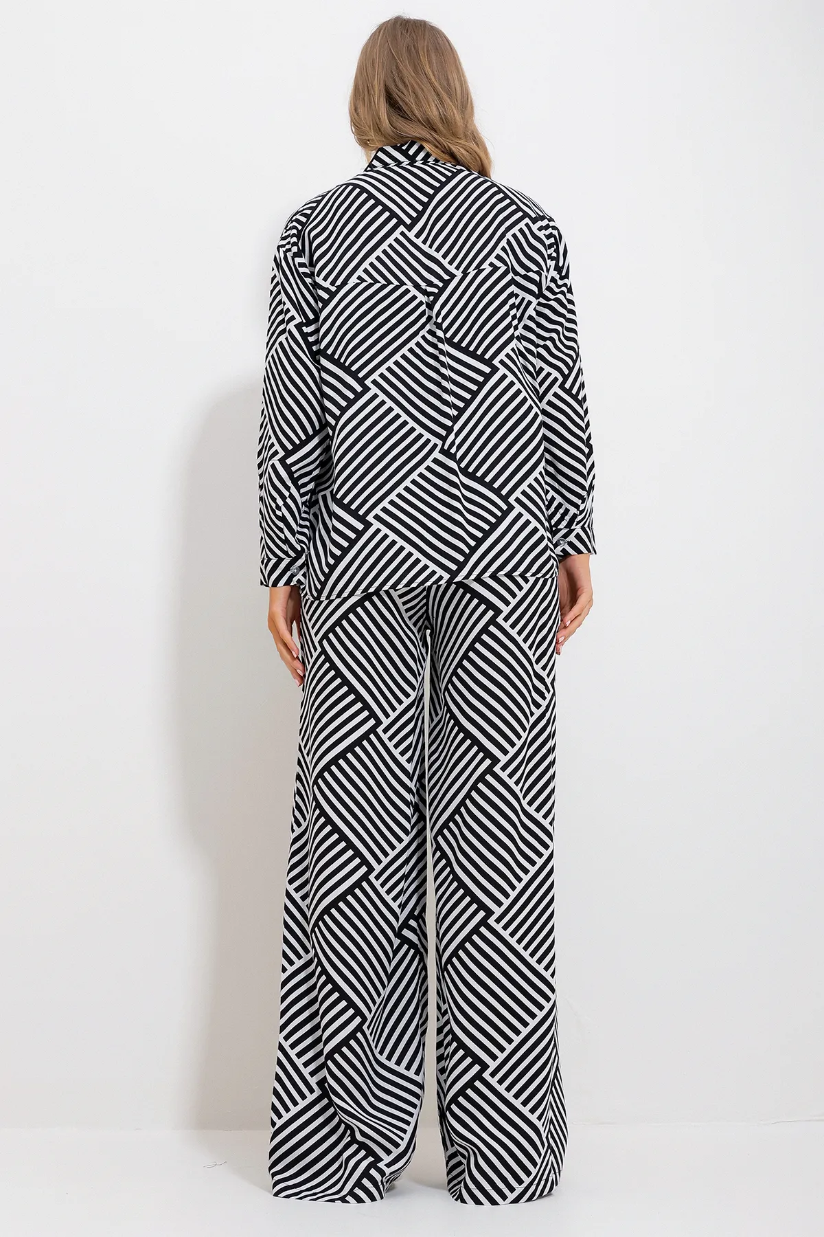 Trend Alaçatı Stili  Zweiteiler - Schwarz - Regular Fit