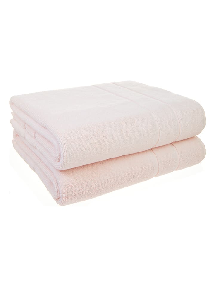 avance 2er-Set: Premium-Badvorleger in Rosa - (L)100 x (B)60 cm günstig kaufen onesize