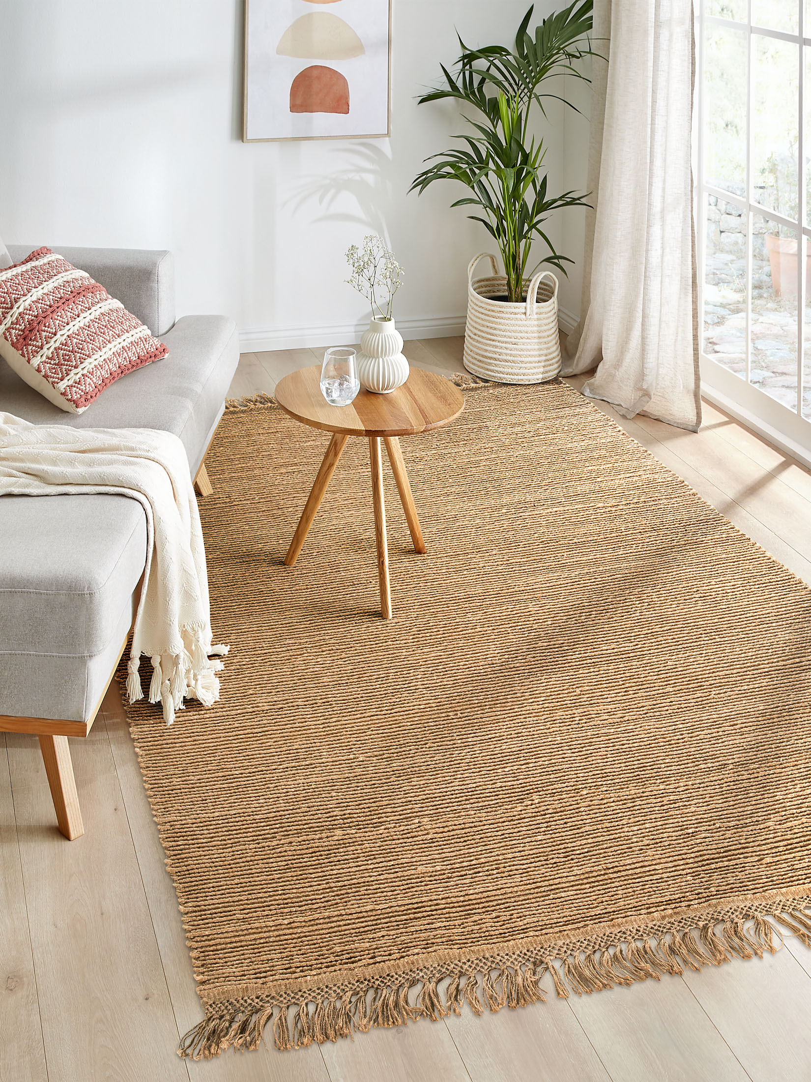 Borgtorp Jute-Teppich, Natural