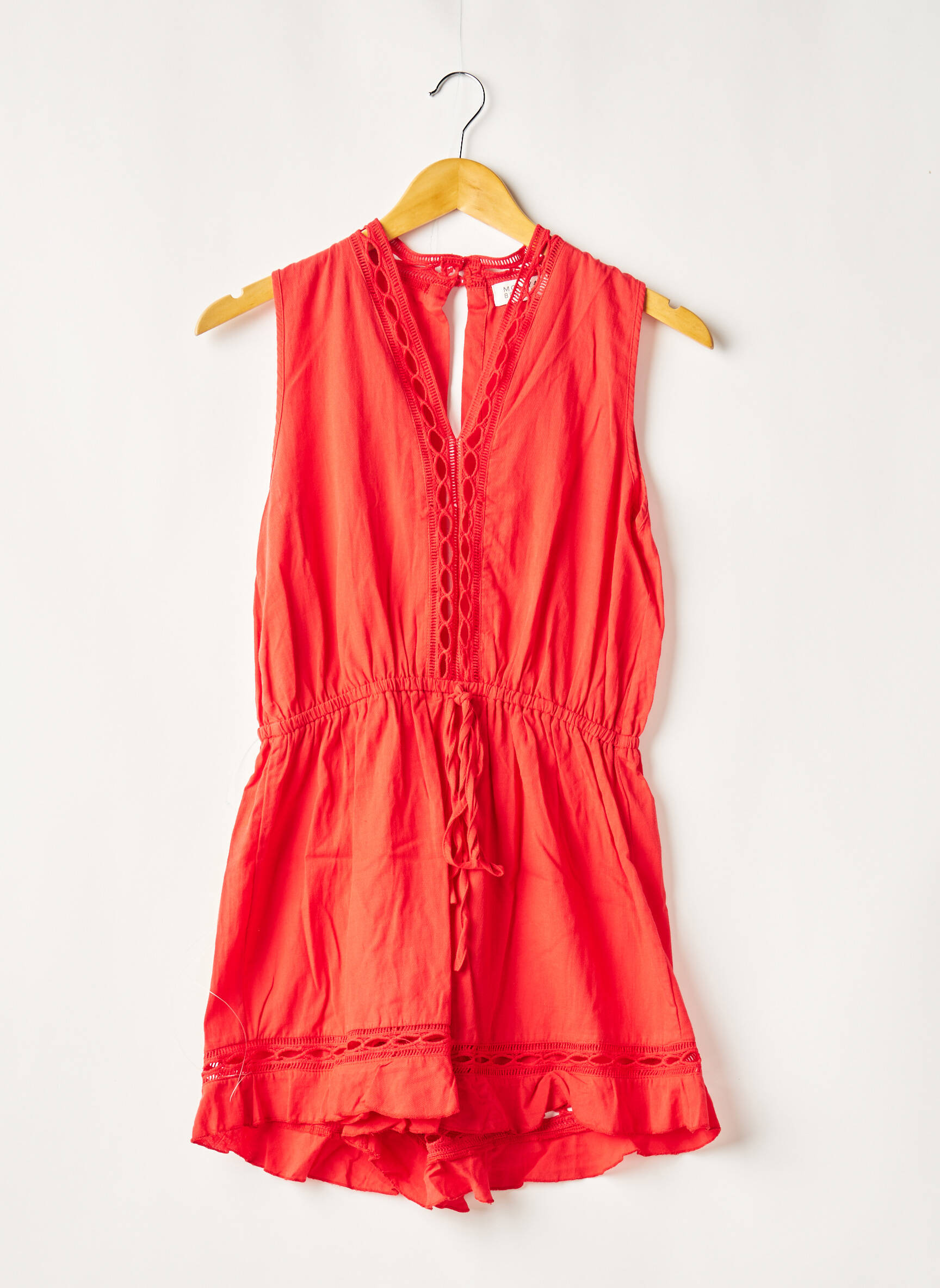 Molly Bracken Combi Shorts Femme couleur rouge
