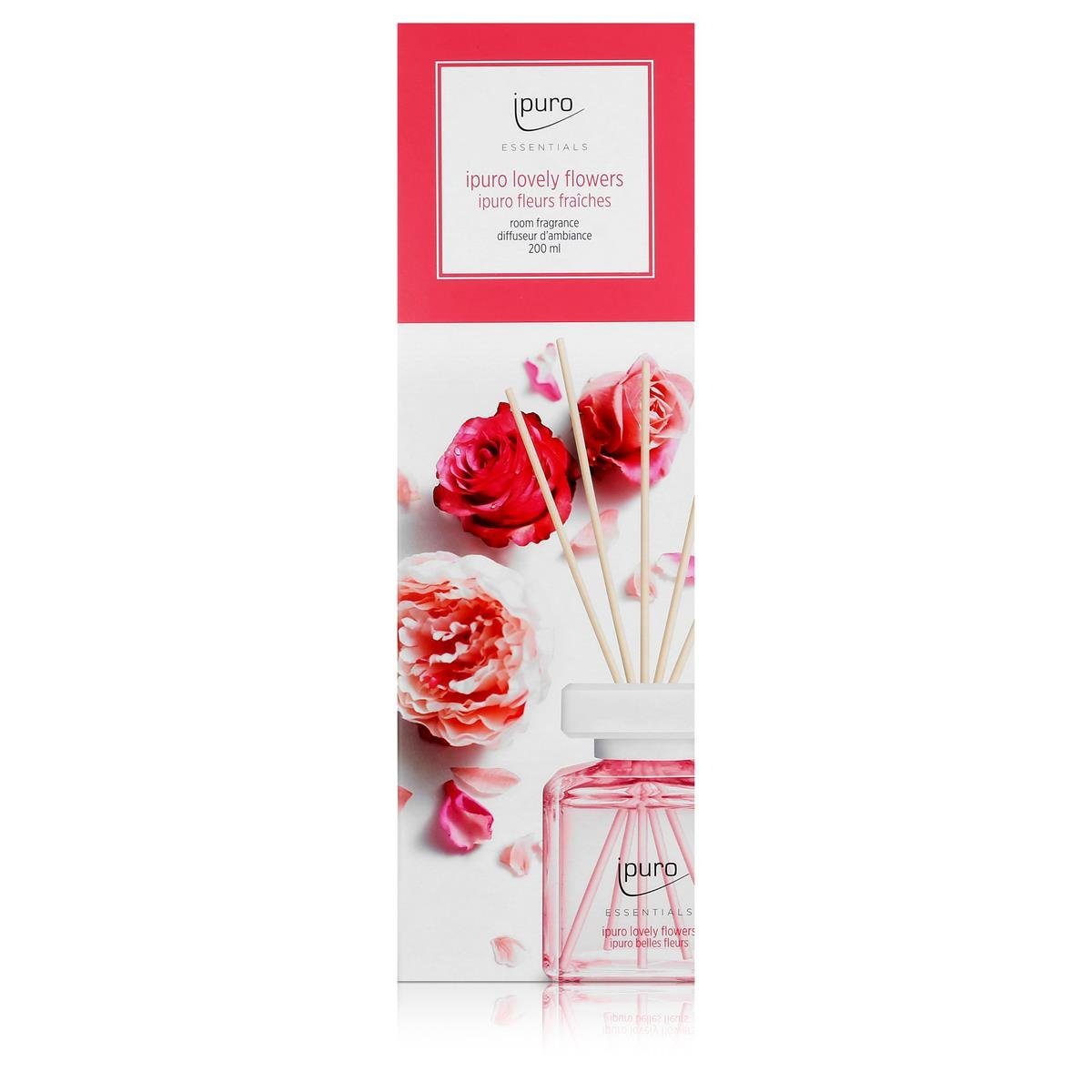 IPURO Raumduft Ipuro Essentials lovely flowers 200ml - Raumduft Dufträume Rosenduft