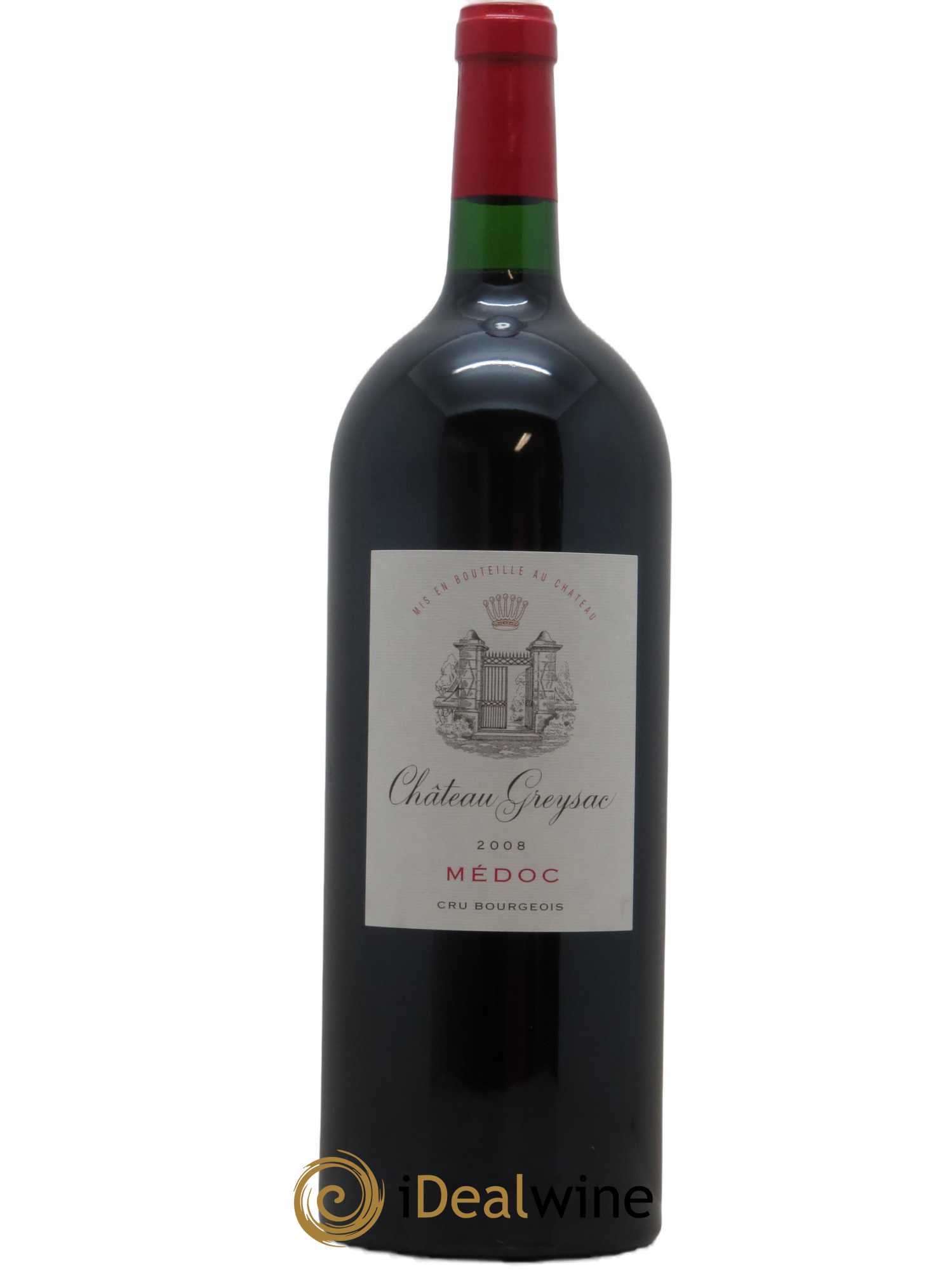 Château Greysac Cru Bourgeois  2008 - Lot de 1 Magnum
