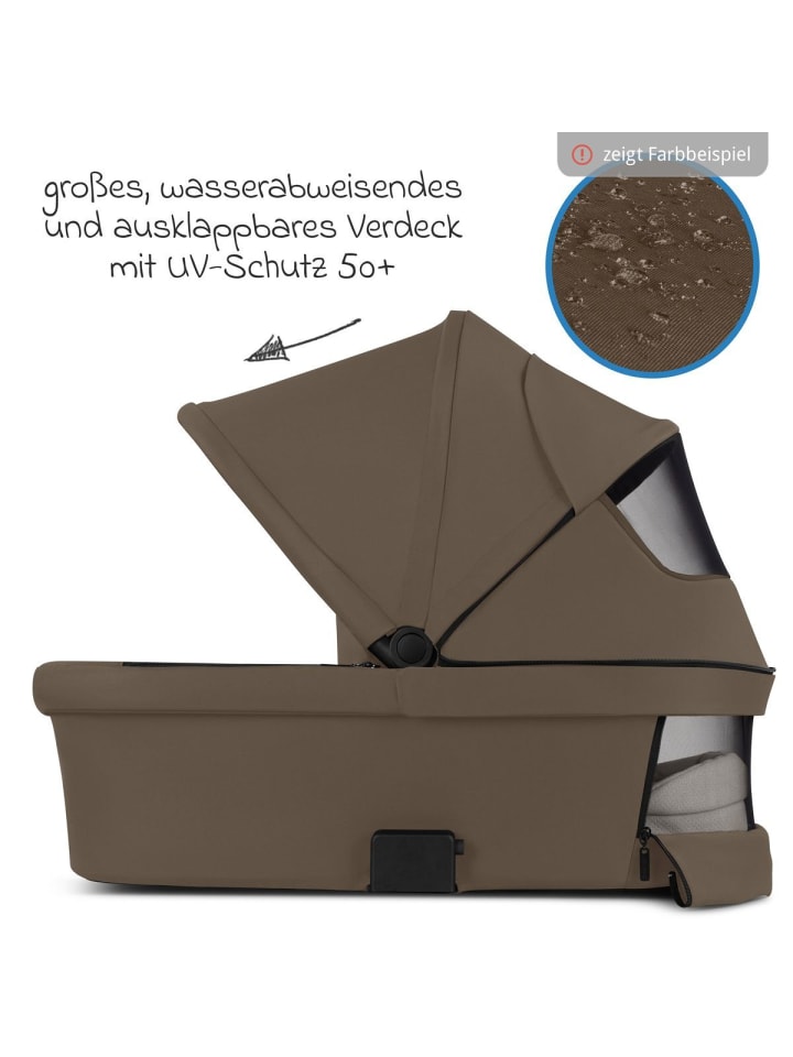ABC-Design Kombi-Kinderwagen Samba 2 inkl. Babywanne in beige günstig kaufen onesize