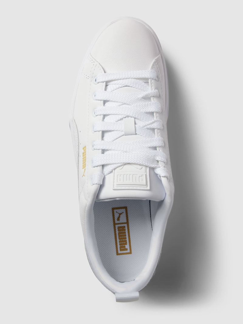 Sneaker mit Plateau-Sohle Modell 'Mayze' in weiß