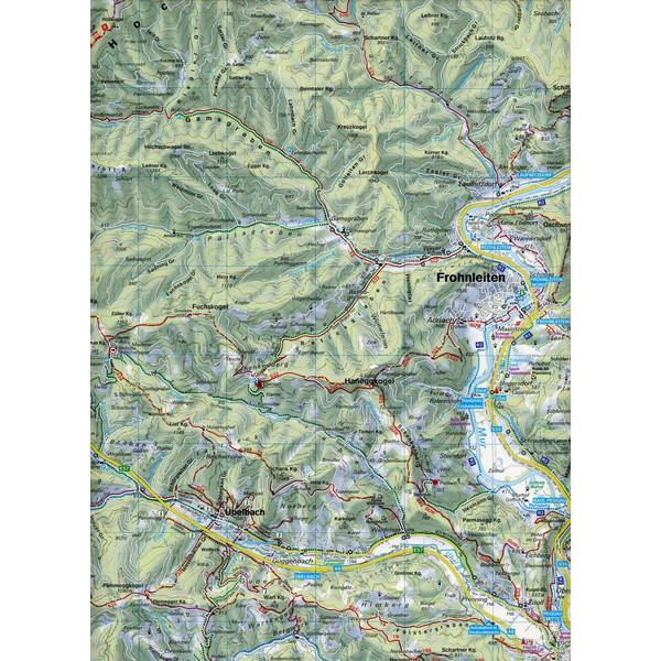 Gleinalpe - Lipizzanerheimat -Leoben - Voitsberg 1 : 50 000 - Wanderkarte