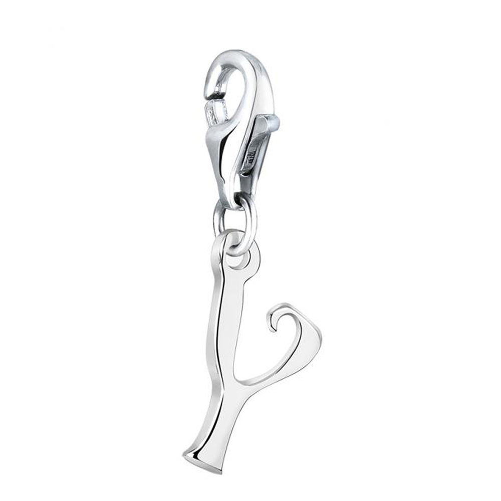 Nenalina Nenalina Amulette Pendentif Charm Lettre en argent sterling 925 pour tous les s p Pendentif