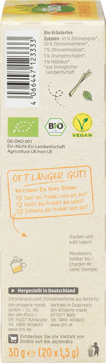 Kräutertee Guten Morgen (20 Beutel), 30 g