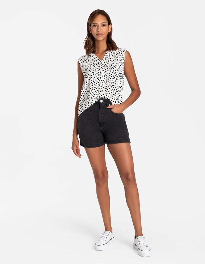 Blusenshirt - Punktemuster