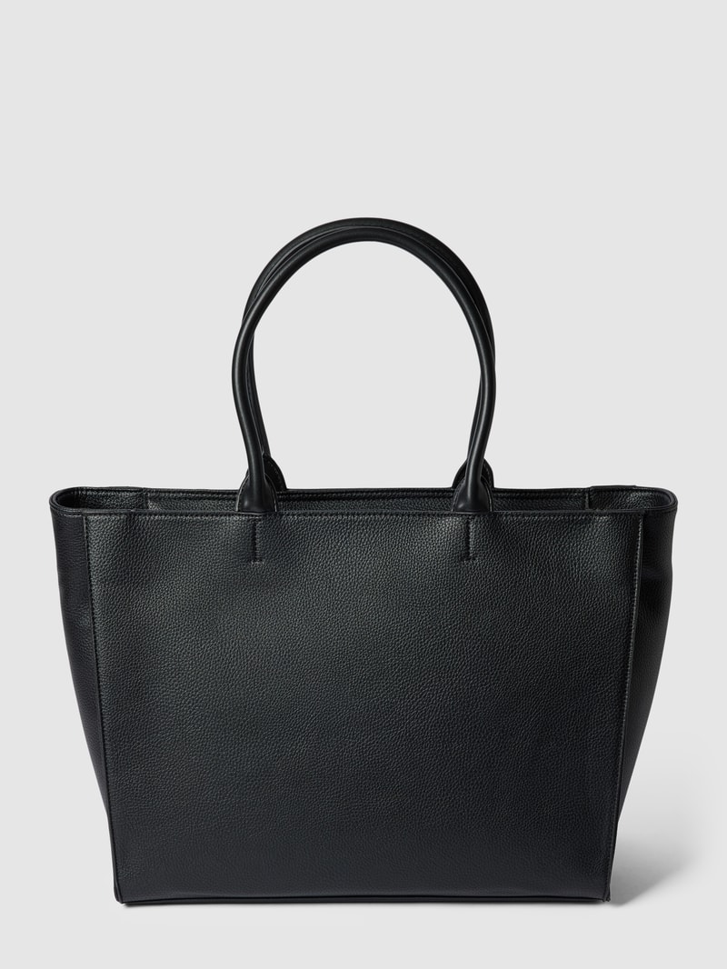 Shopper mit Label-Detail Modell 'DAILY DRESSED' in schwarz