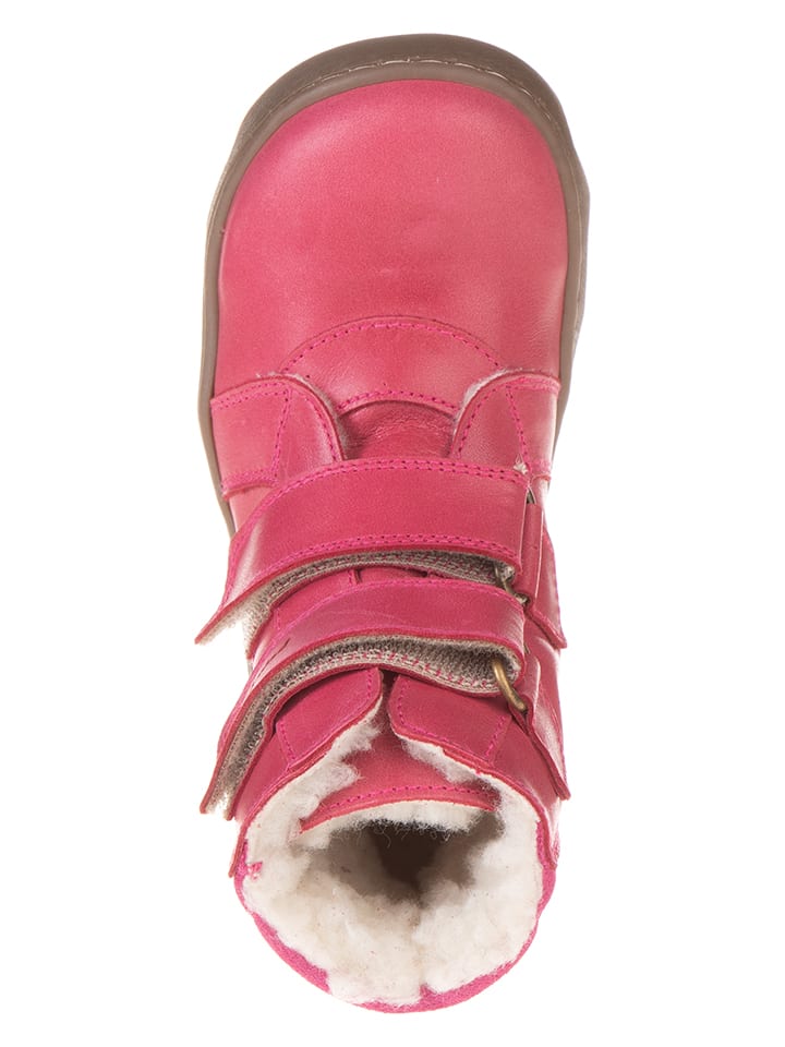 POM POM Leder-Winterboots in Pink günstig kaufen