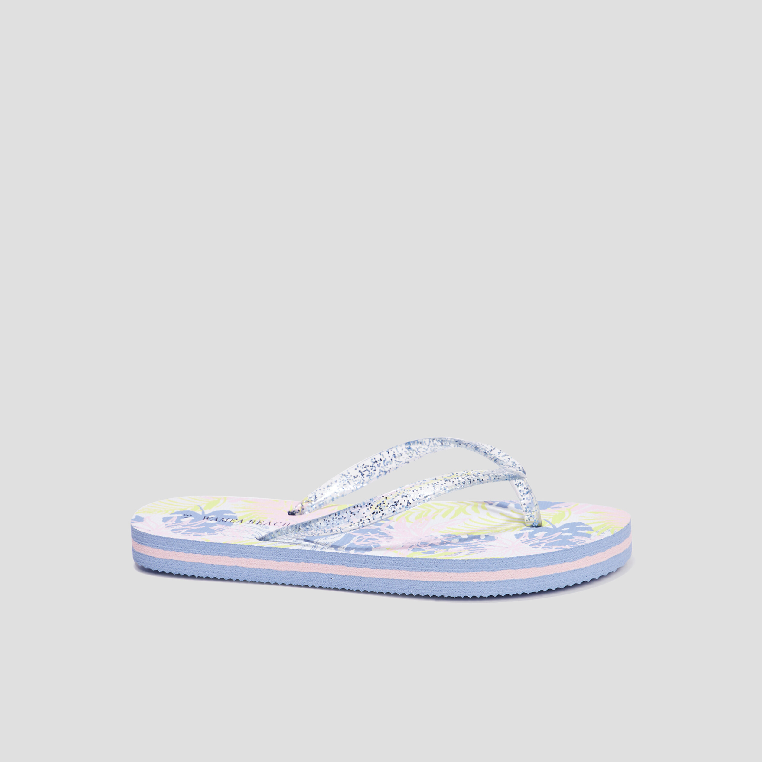 Tongs détails pailletés Wamea Beach multicolore fille | La Halle
