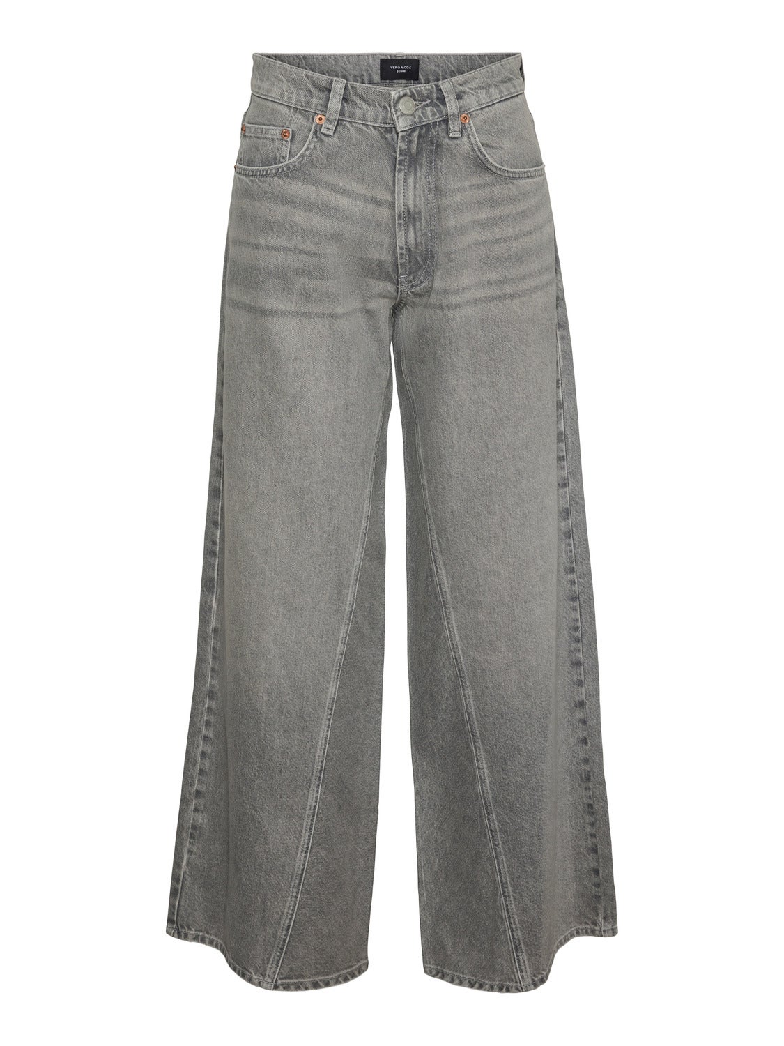 VMRAIL Mid Rise Weit geschnitten Jeans