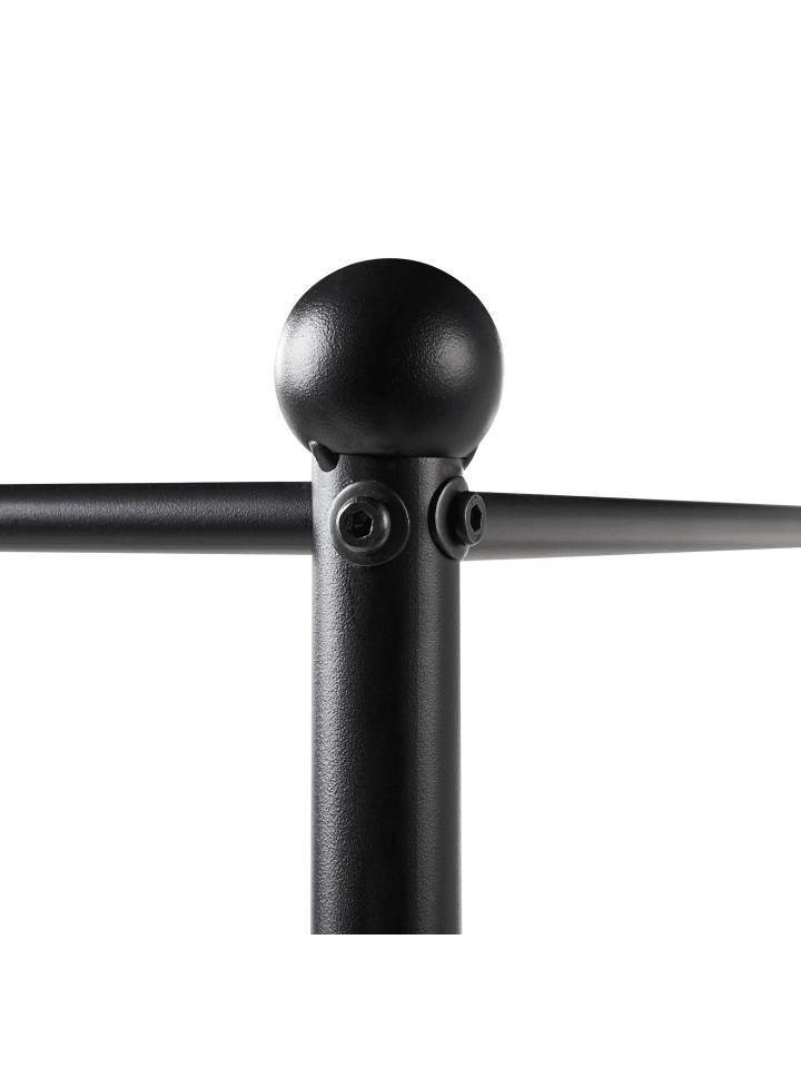 Beliani Himmelbett SORMERY in Schwarz - (W) 101 x (H) 180 x (L) 207 cm günstig kaufen onesize