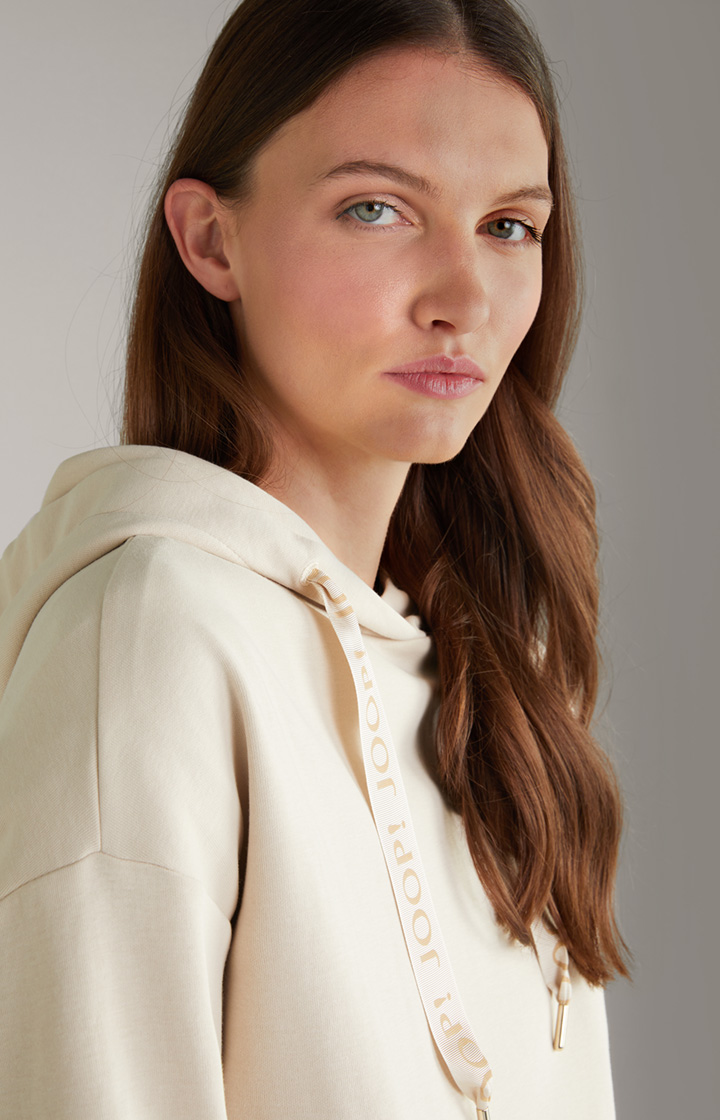 Hoodie Tasta in Hellbeige