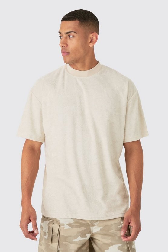 Oversize Frottee T-Shirt