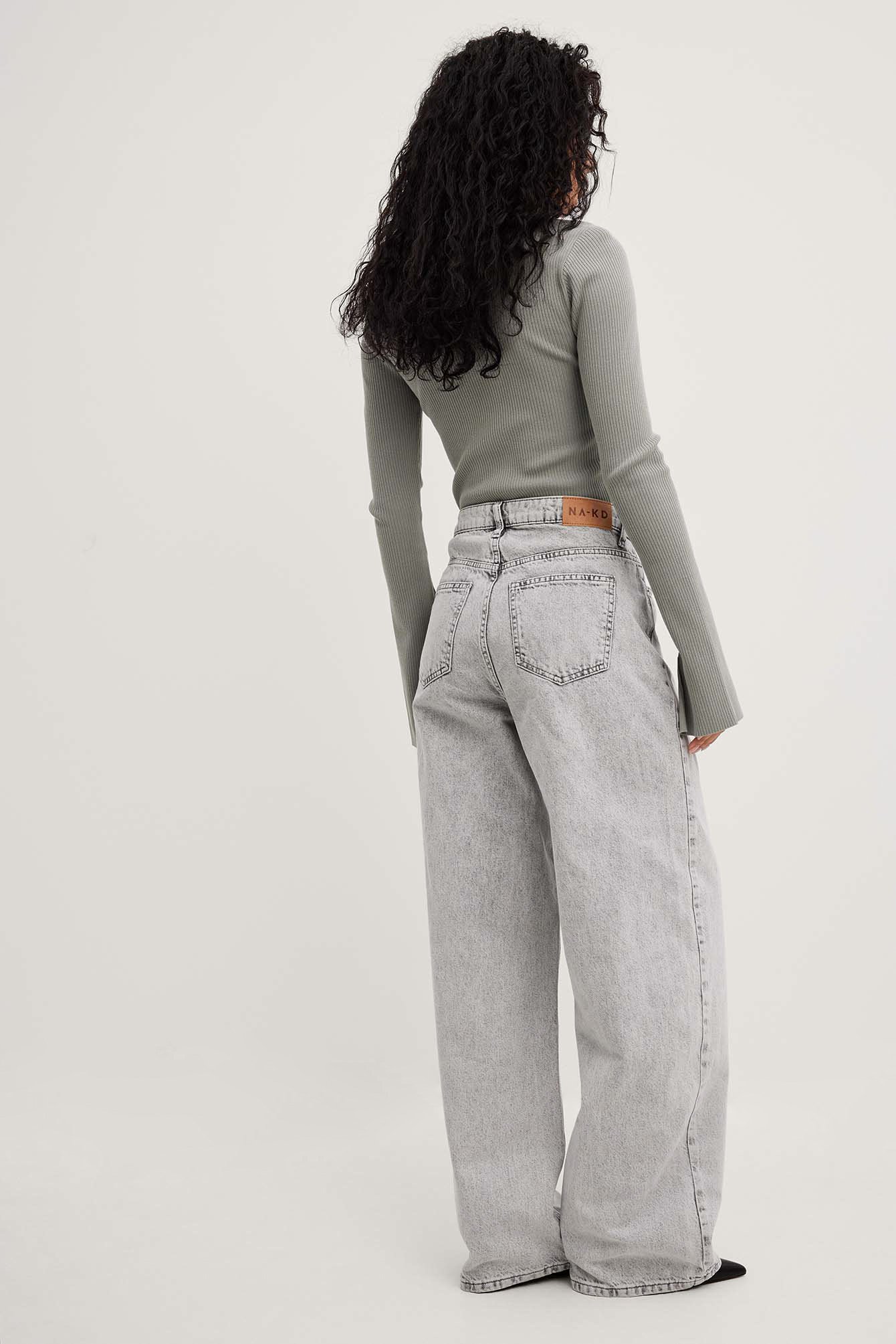 Lockere Jeans mit mittlerer Taille