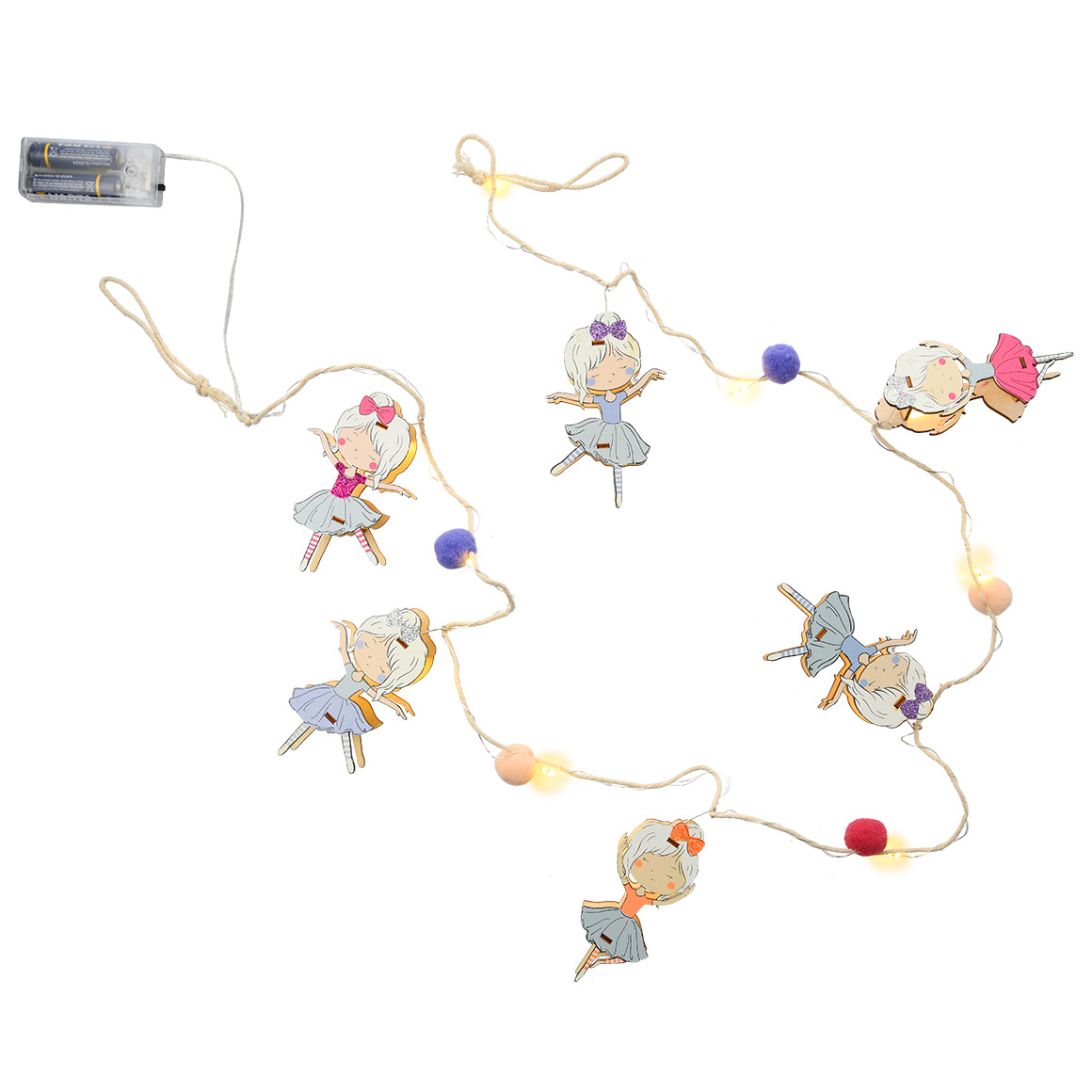 LED-Lichterkette mit Ballerinas