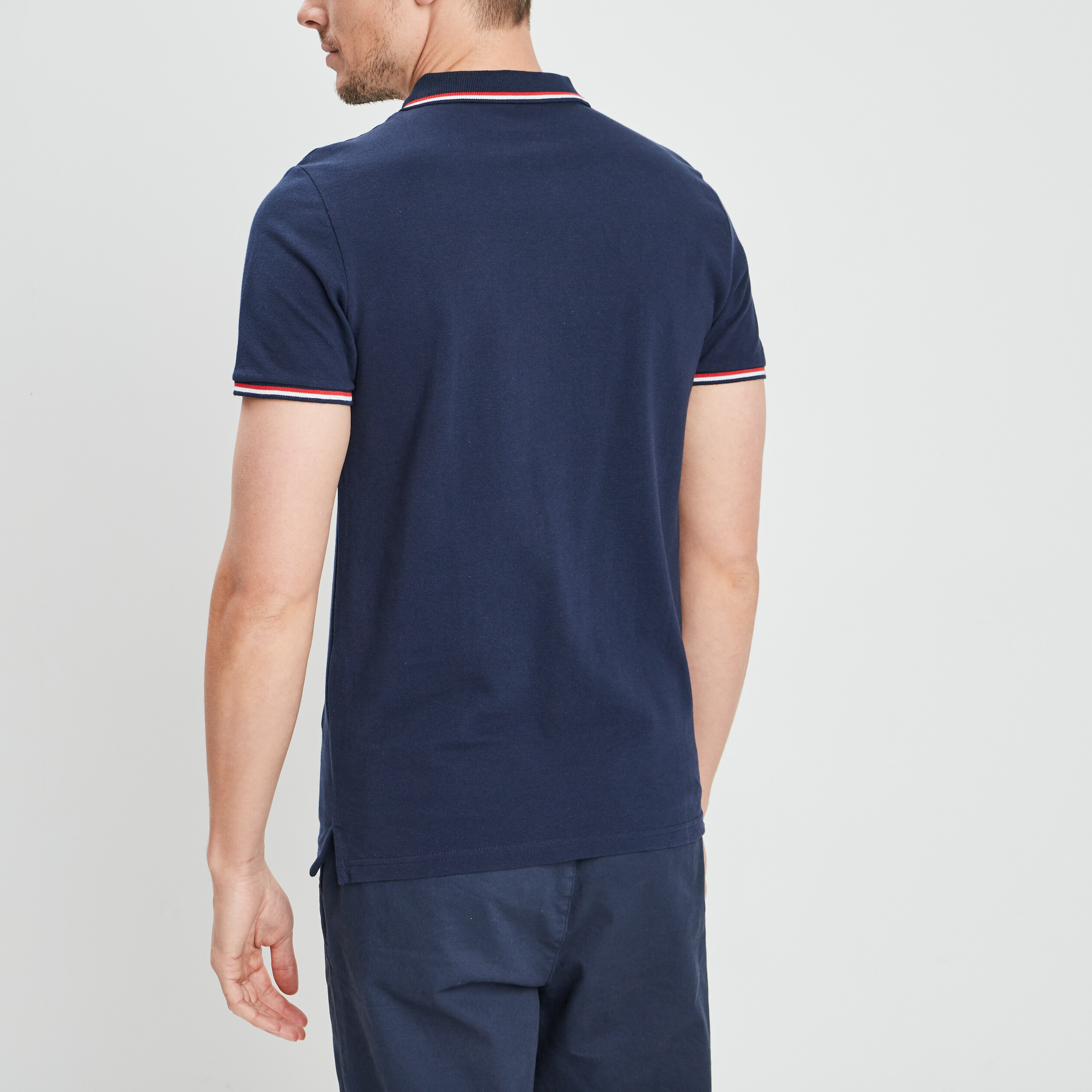 Polo avec broderie poitrine Creeks bleu marine homme | La Halle