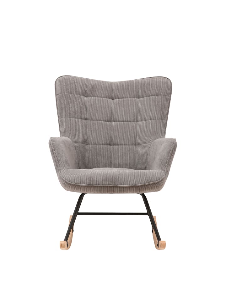 byLiving Schaukelstuhl RICHIE in Grau günstig kaufen onesize