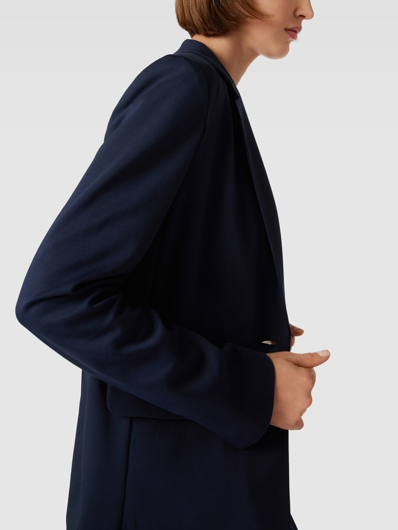 Blazer mit Pattentaschen in dunkelblau