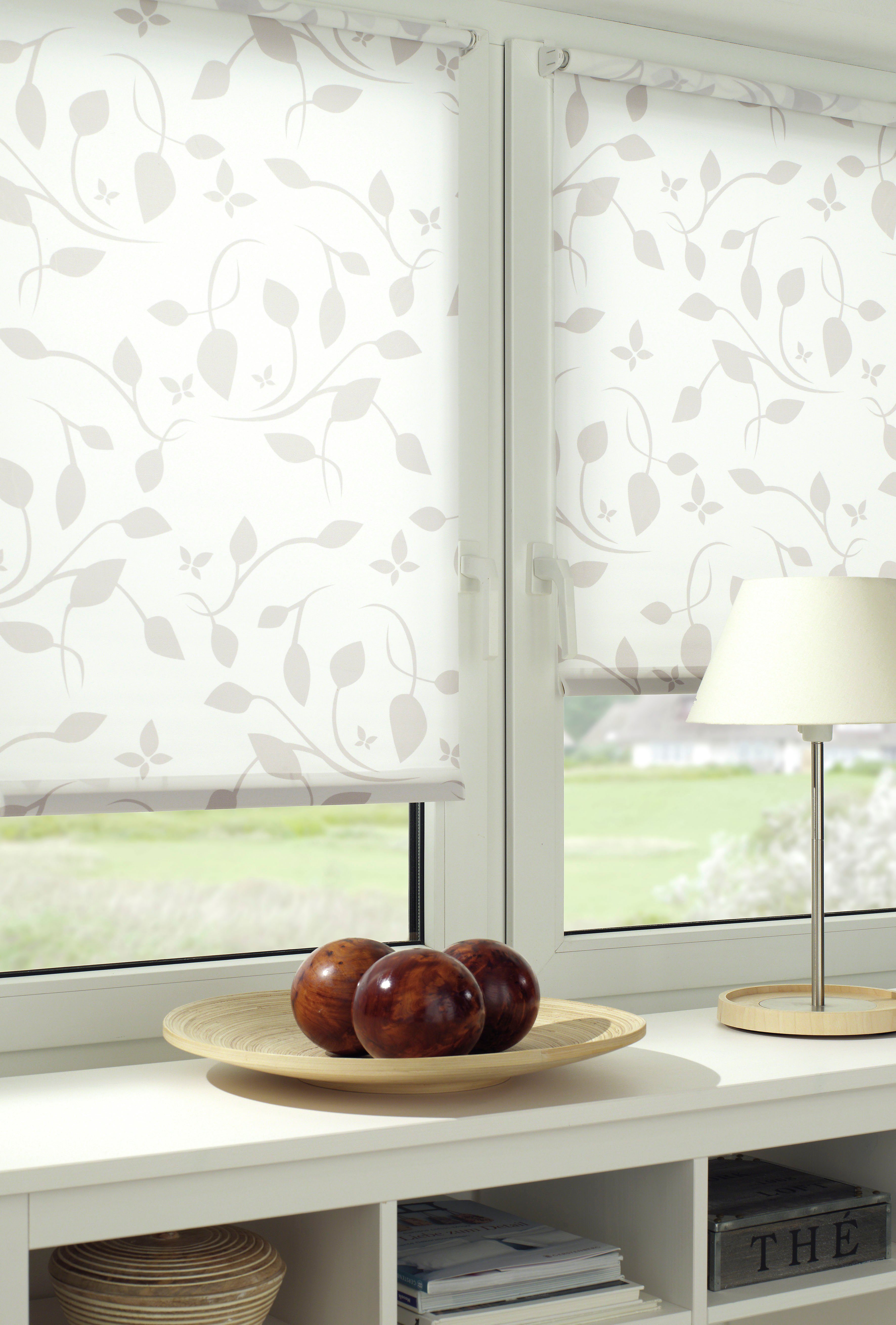 Seitenzugrollo EASYFIX Rollo, GARDINIA, blickdicht, ohne Bohren, Klemmfix, mit Scandinavian Motiv