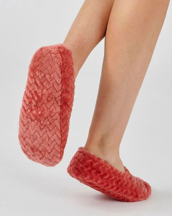 Chaussons d'intérieur moelleux maille Thermolactyl