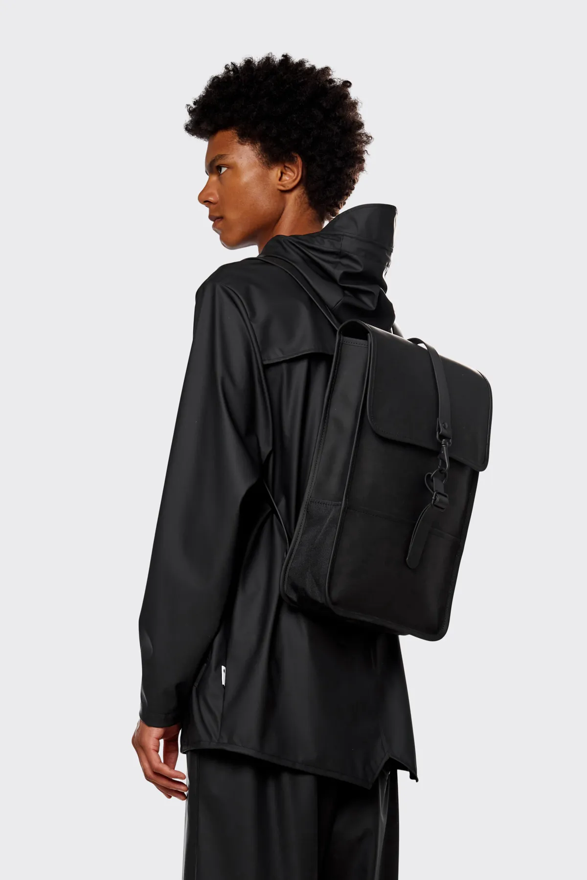 Rains  Rucksack - Schwarz - Unifarben