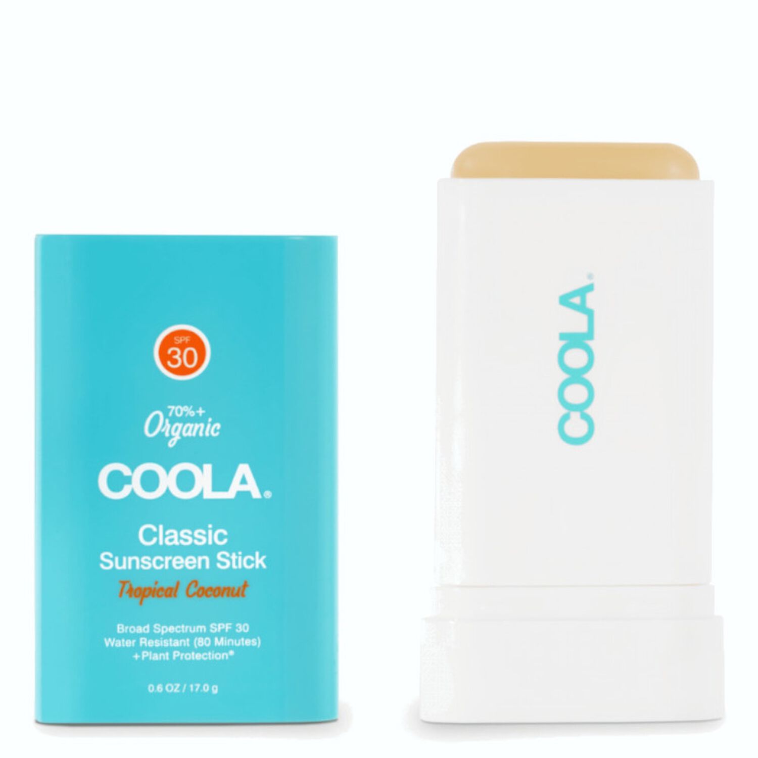 Coola Stick Solaire Classique SPF30 Noix de Coco Tropicale 17g