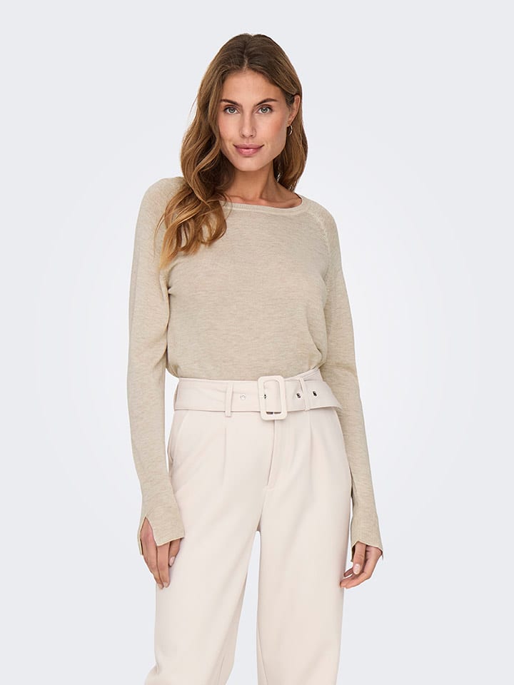 ONLY Pullover in Beige günstig kaufen