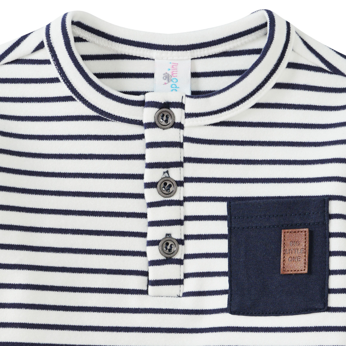 Jungen Langarmshirt mit Brusttasche