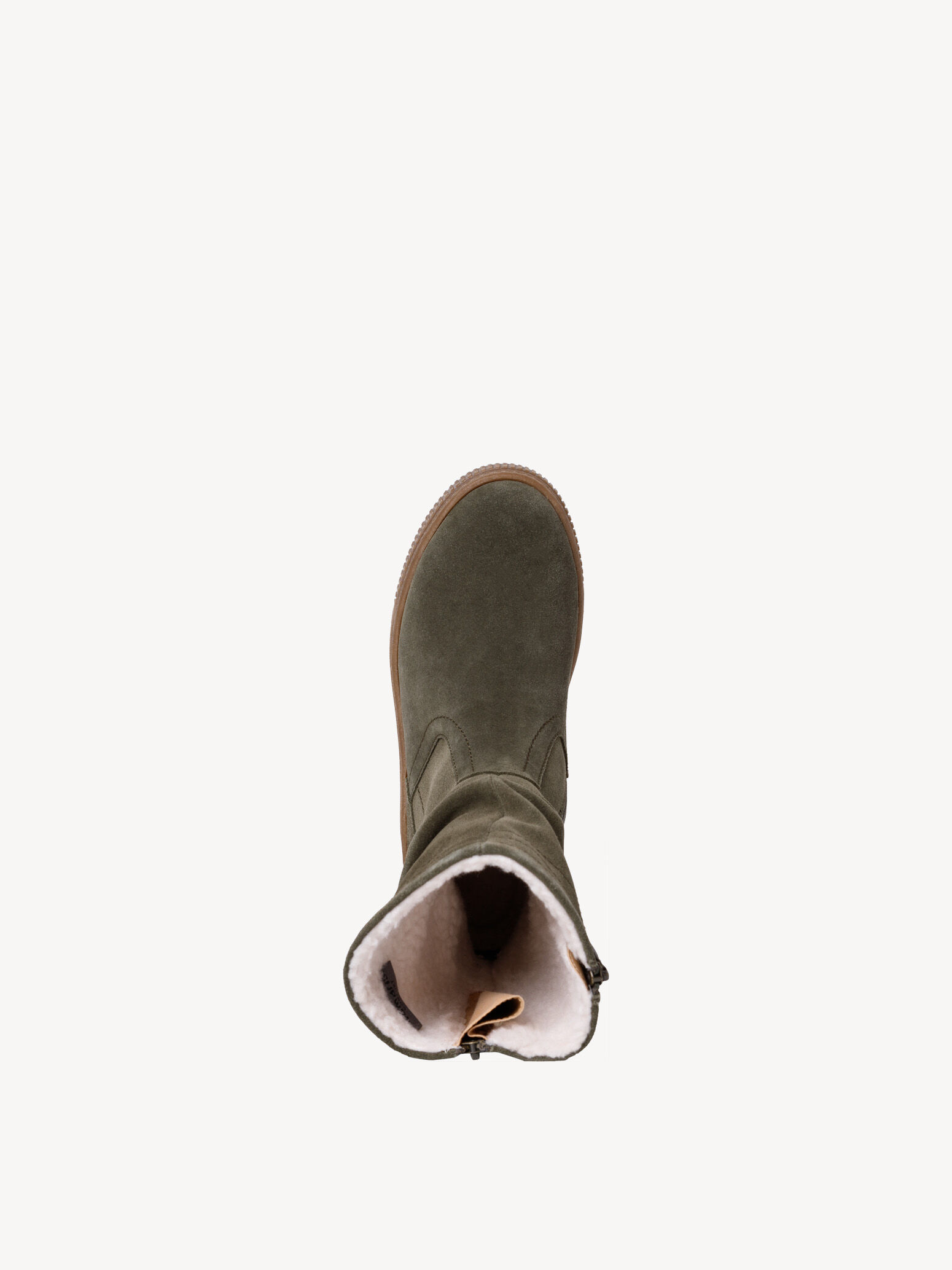 Bottine en cuir - vert