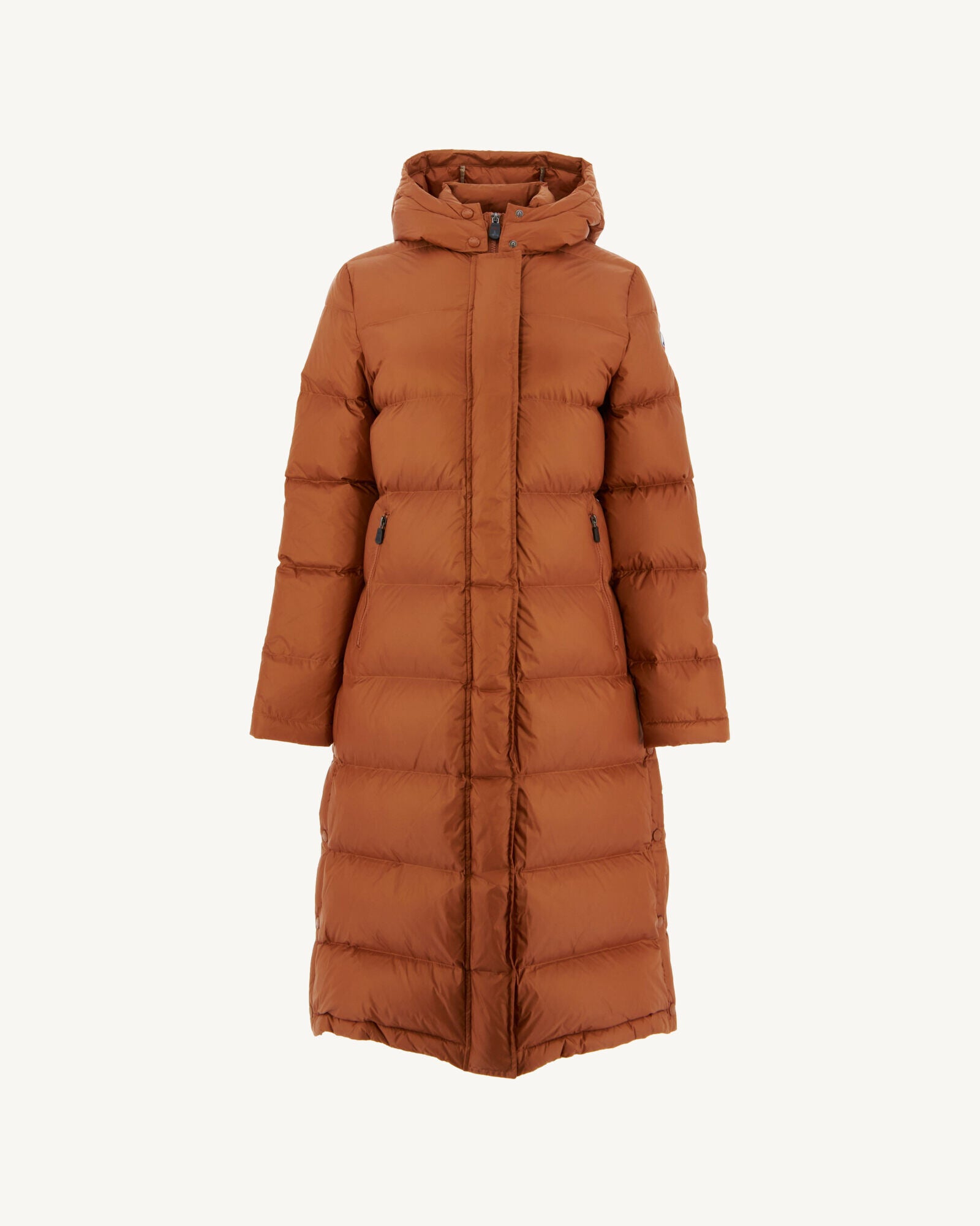 Doudoune longue à capuche Grand Froid Caramel Karachi