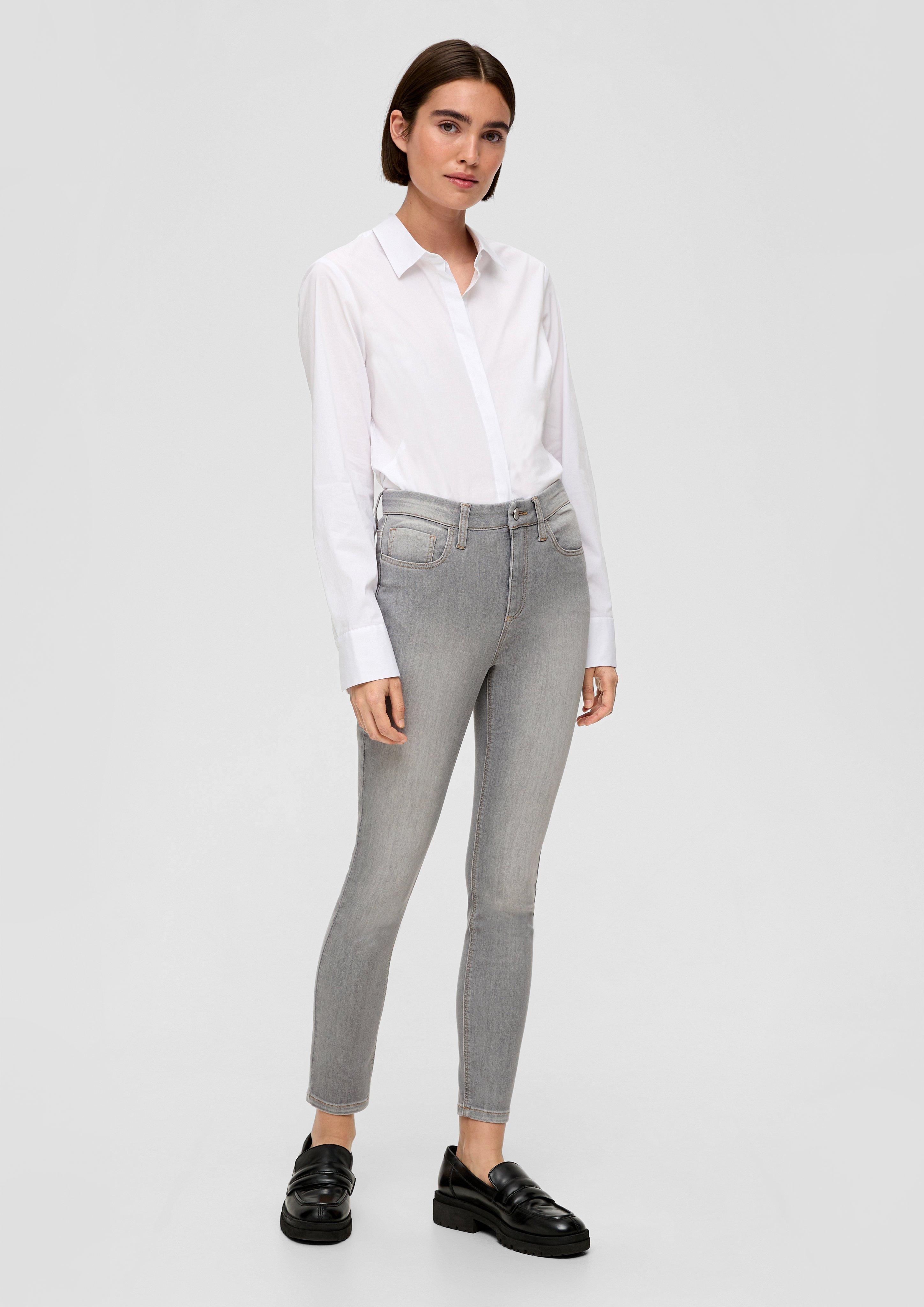 Cropped-Jeans Izabell / Slim Fit / High Rise / Slim Leg    2132216-94Z8