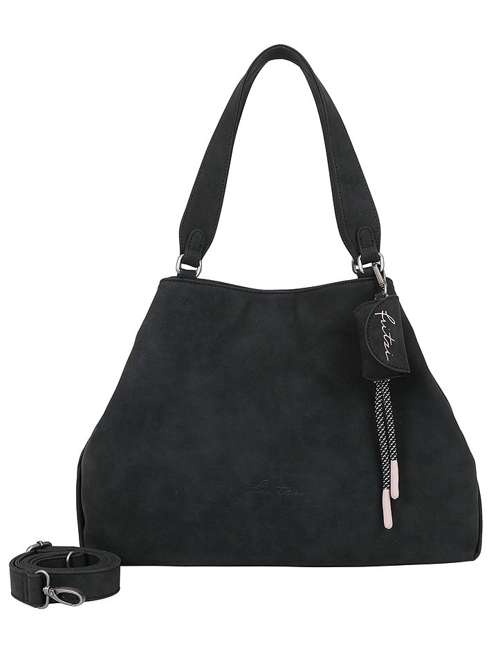Fritzi aus Preußen Schultertasche in Schwarz - (B)16 x (H)32 x (T)43cm günstig kaufen onesize